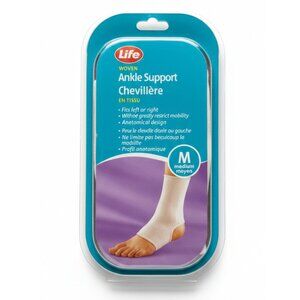 NEW - LIFE Ankle Support in White - medium